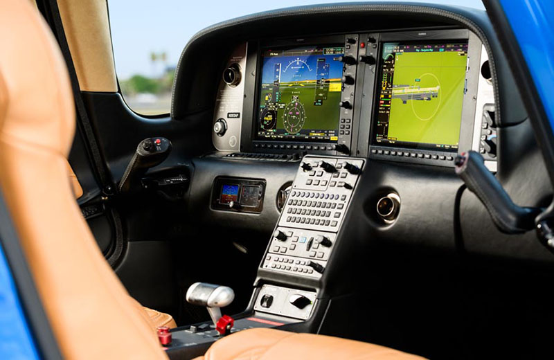 Cirrus Perspective+ by Garmin flight deck in a G6 SR20